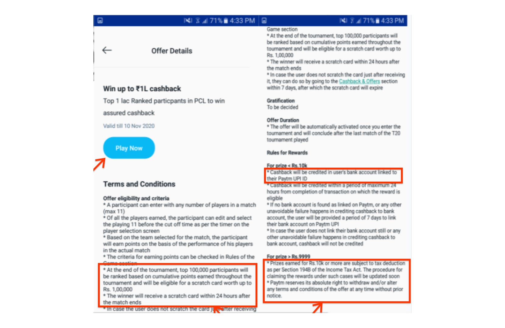 Paytm first games not in play store