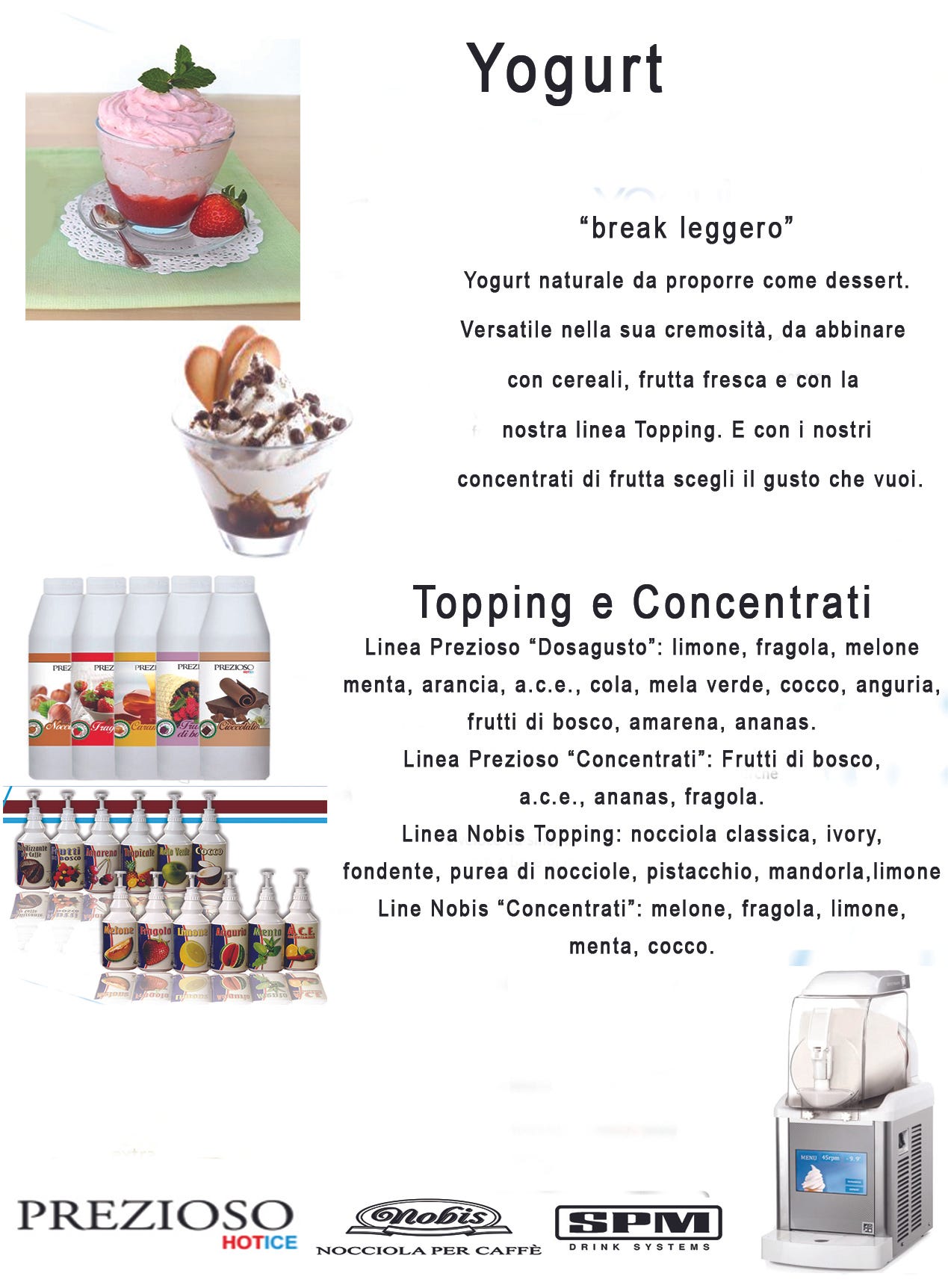 Yogurt Bar Service Enzo Medium