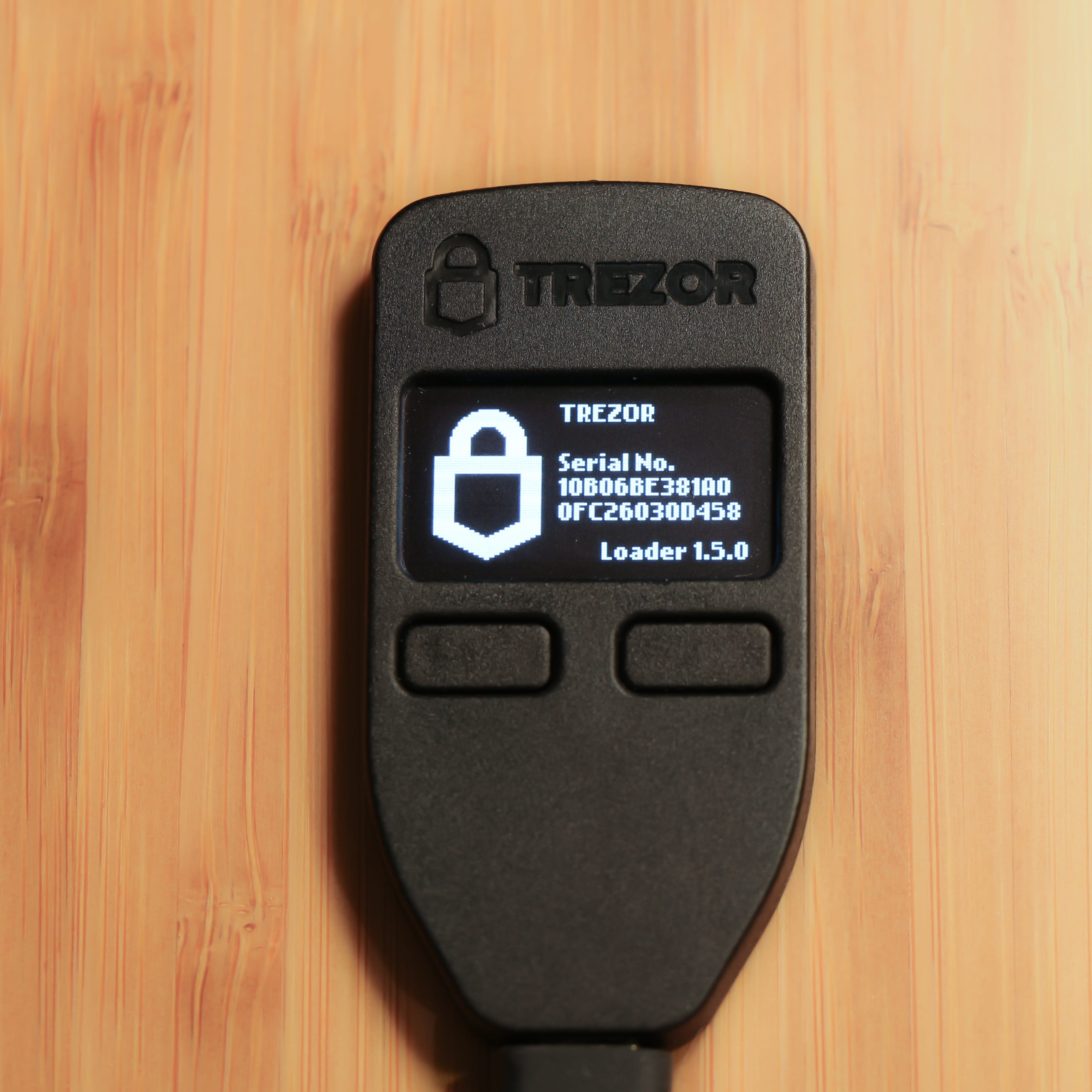 Trezor One in Bootloader Mode