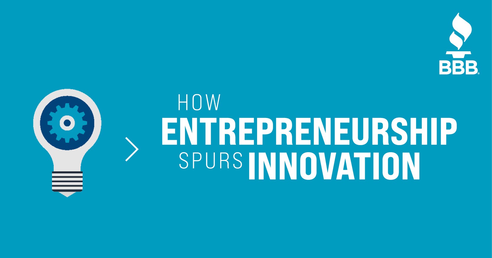 Entrepreneurship and innovation image with a light bulb.