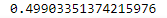 Figure 57: Displaying final error value.