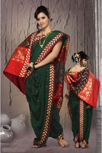 Different Indian Styles For Draping Saree Mehta Saree Centre