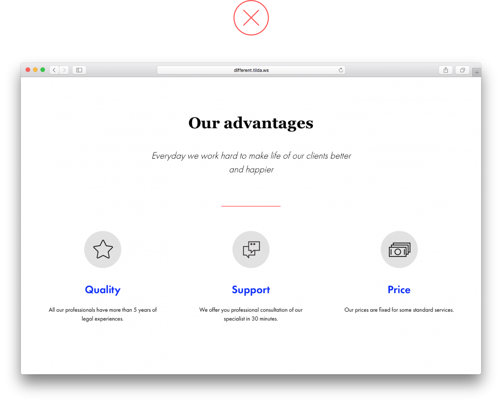 Common Webpage Design Mistakes Simple Layout And Design Tips To Help By Tilda Publishing Ux Planet