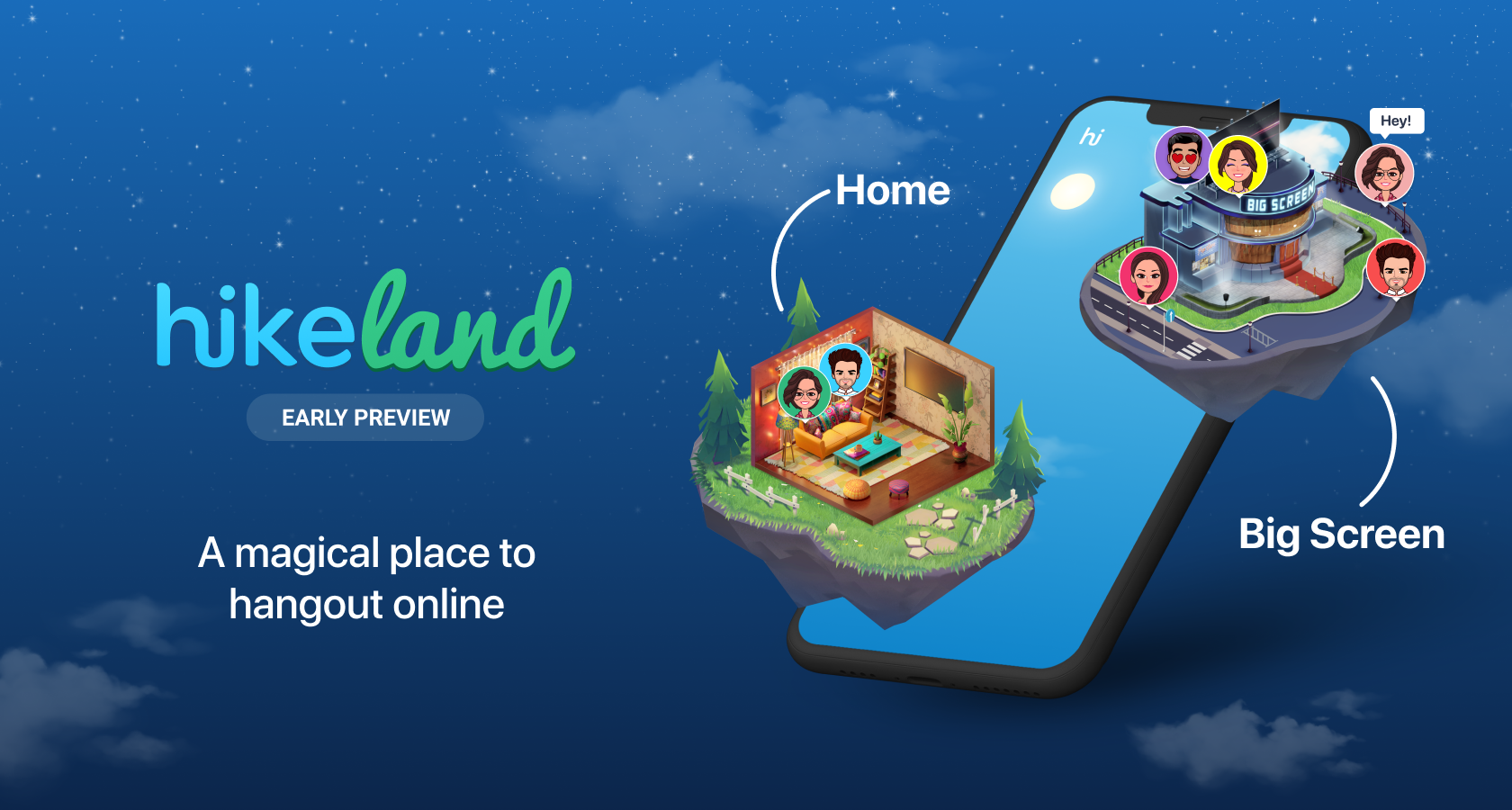 Introducing HikeLand. A magical place to hang out online | by Hike