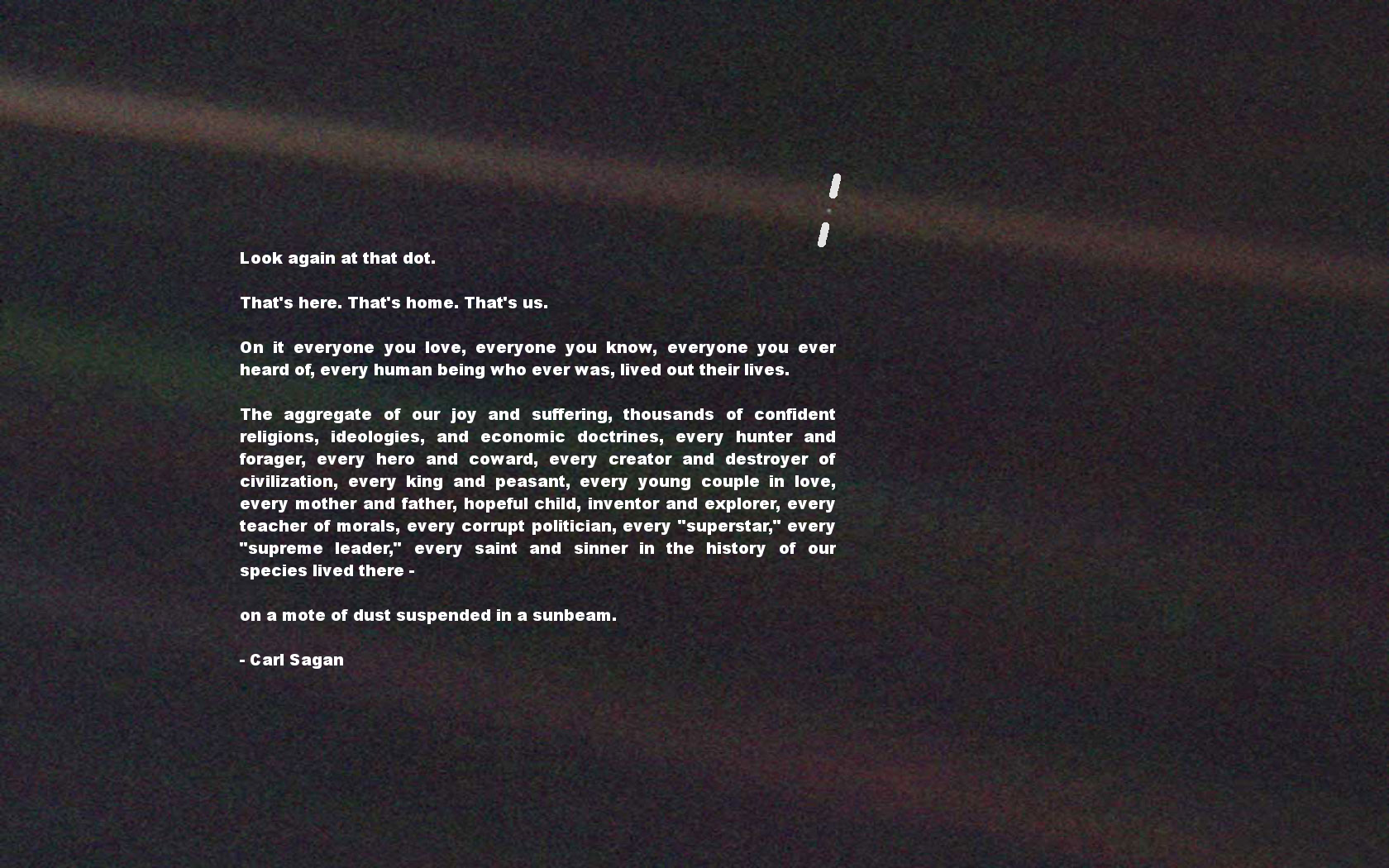 The Pale Blue Dot And The Blue Marble Abhinav D Medium