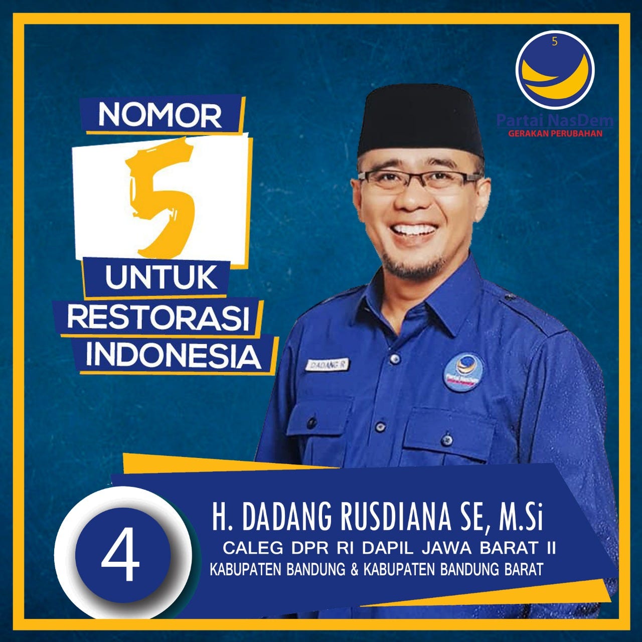 Caleg Nasdem 2019 Dpr Ri Balad Darus Medium