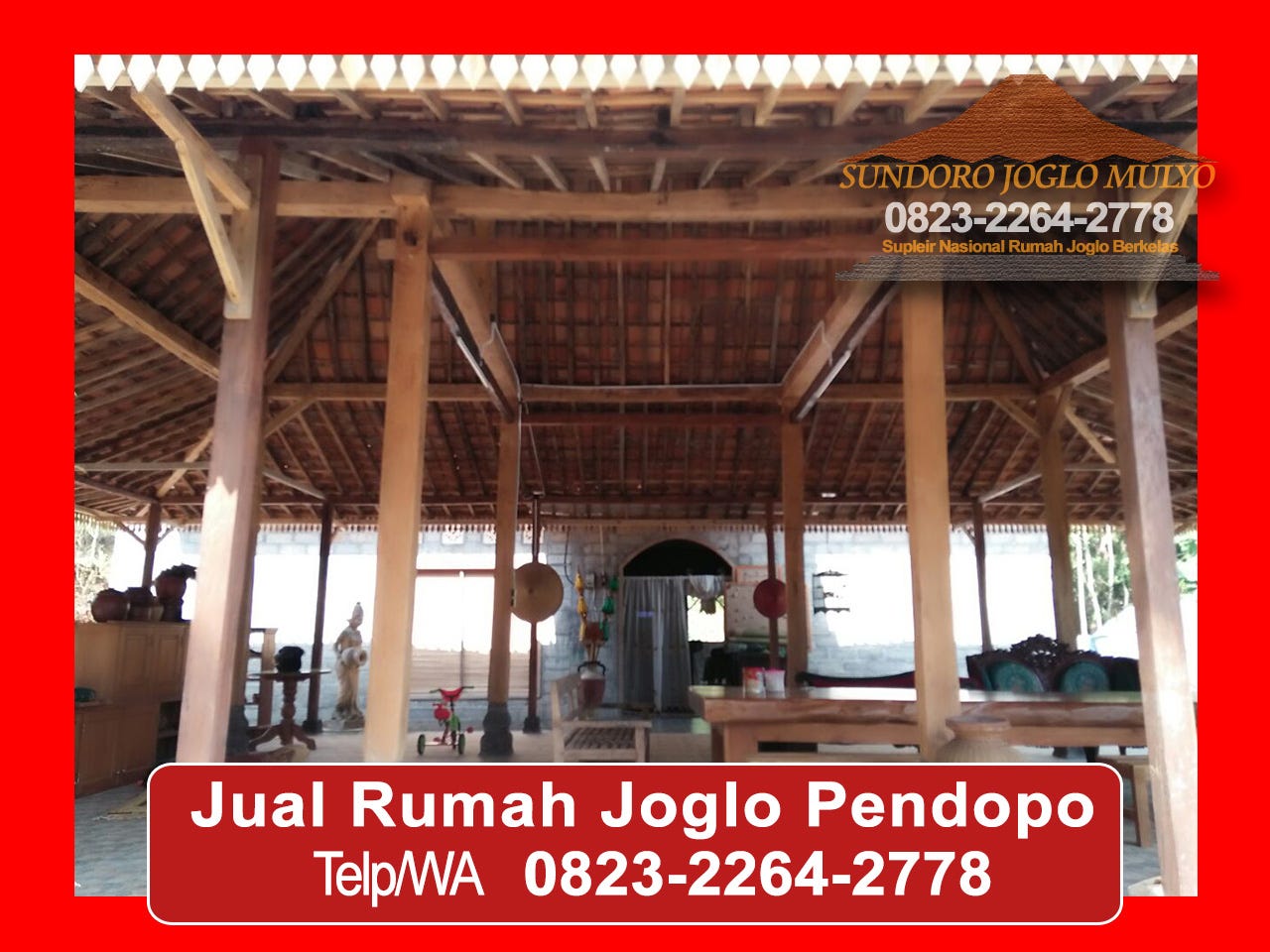 Elegan 0823 2264 2778 Jual Pendopo Joglo Minimalis Modern