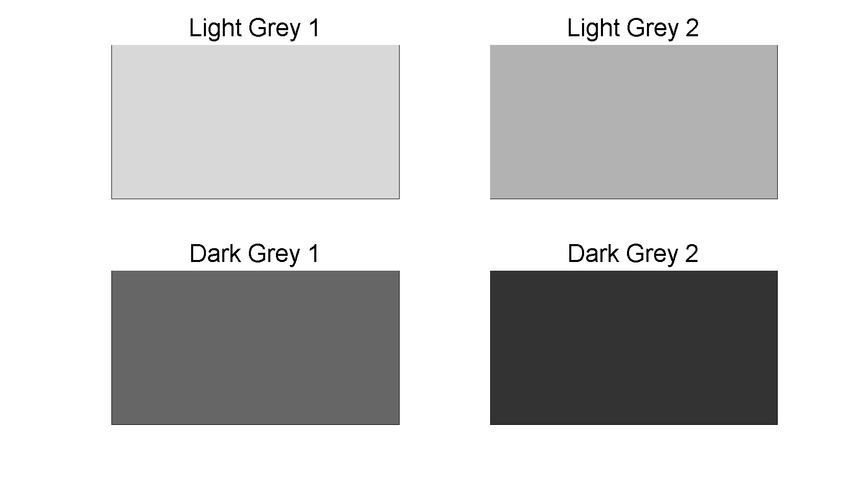Gray Scale Color Chart