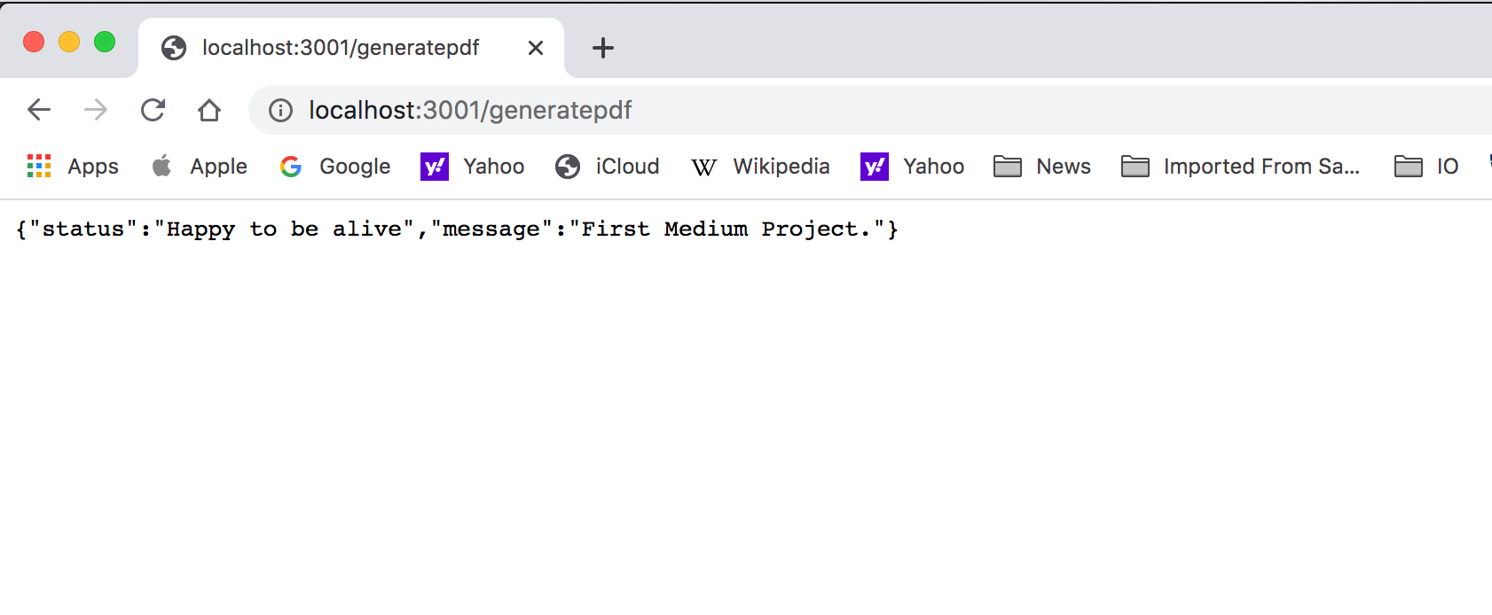Generating PDF from HTML and data JSON using Node.js, Express.js