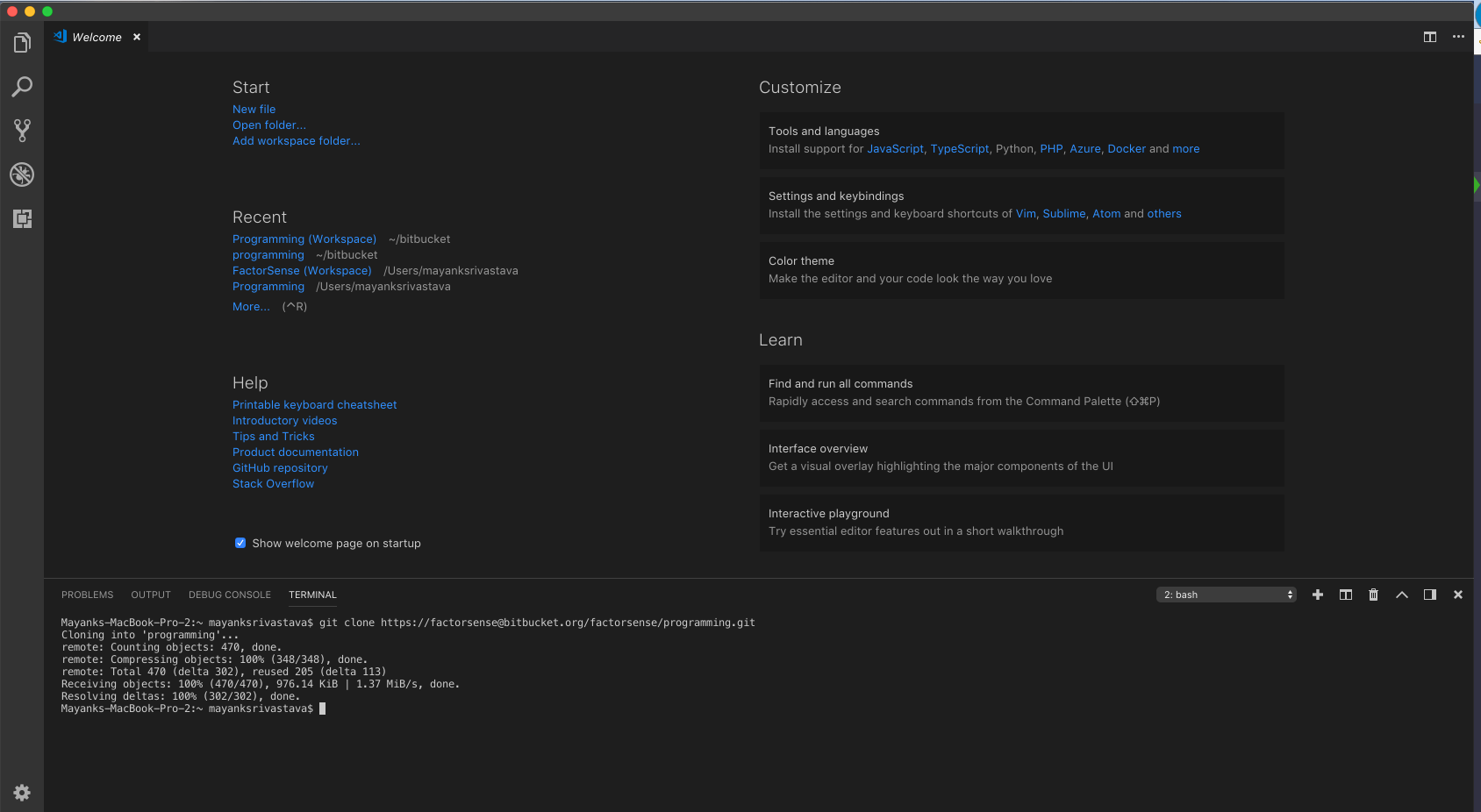 visual studio code git no remote visual studio code git no remote