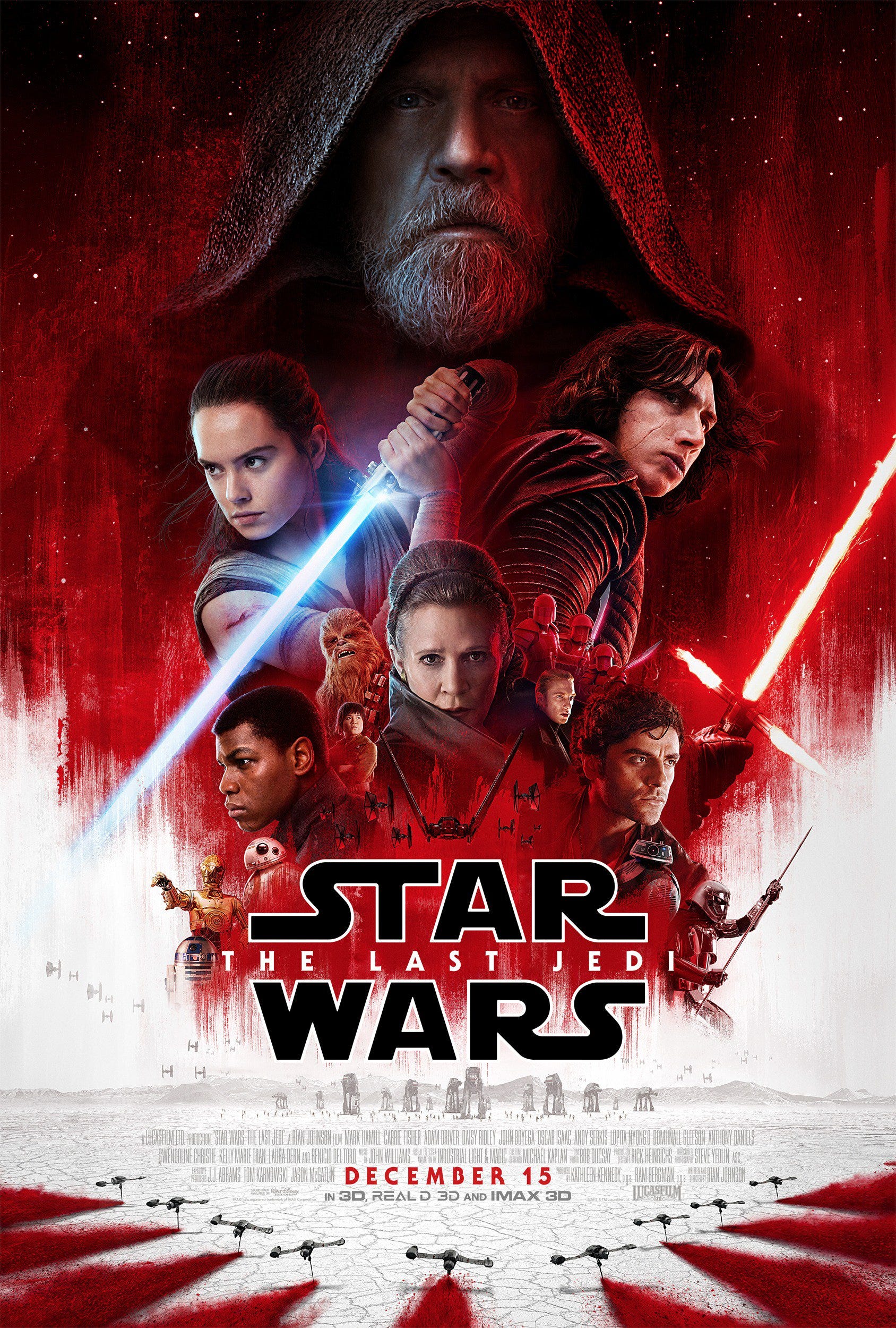 luke skywalker red lightsaber