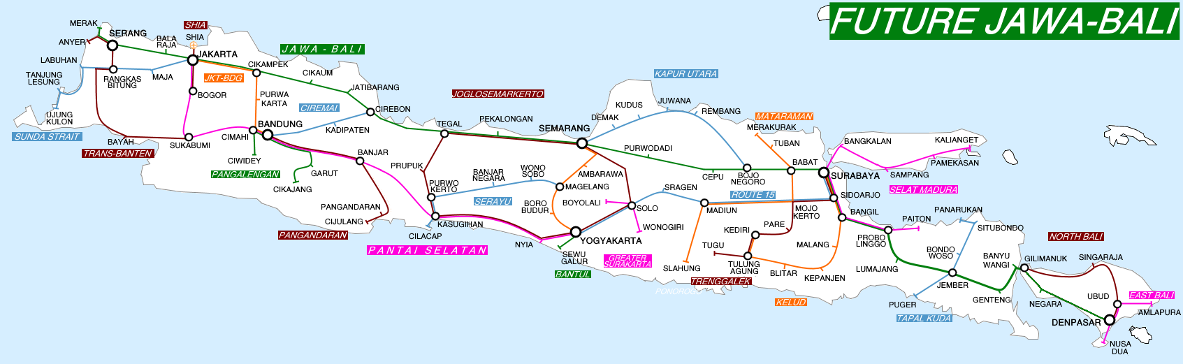 Map of Future Indonesia: Java — Bali | by samuel tambunan | Medium