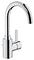 Grohe Eurosmart Cosmopolitan Waschtischarmatur, mit Zugstange, hoher Auslauf, Schwenkbereich 100°,Wasserhahn, Armatur, Waschtischarmatur, Waschbecken, Mischbatterie, Wasserkran (32830000)
