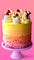 Rainbow design Birthday cake