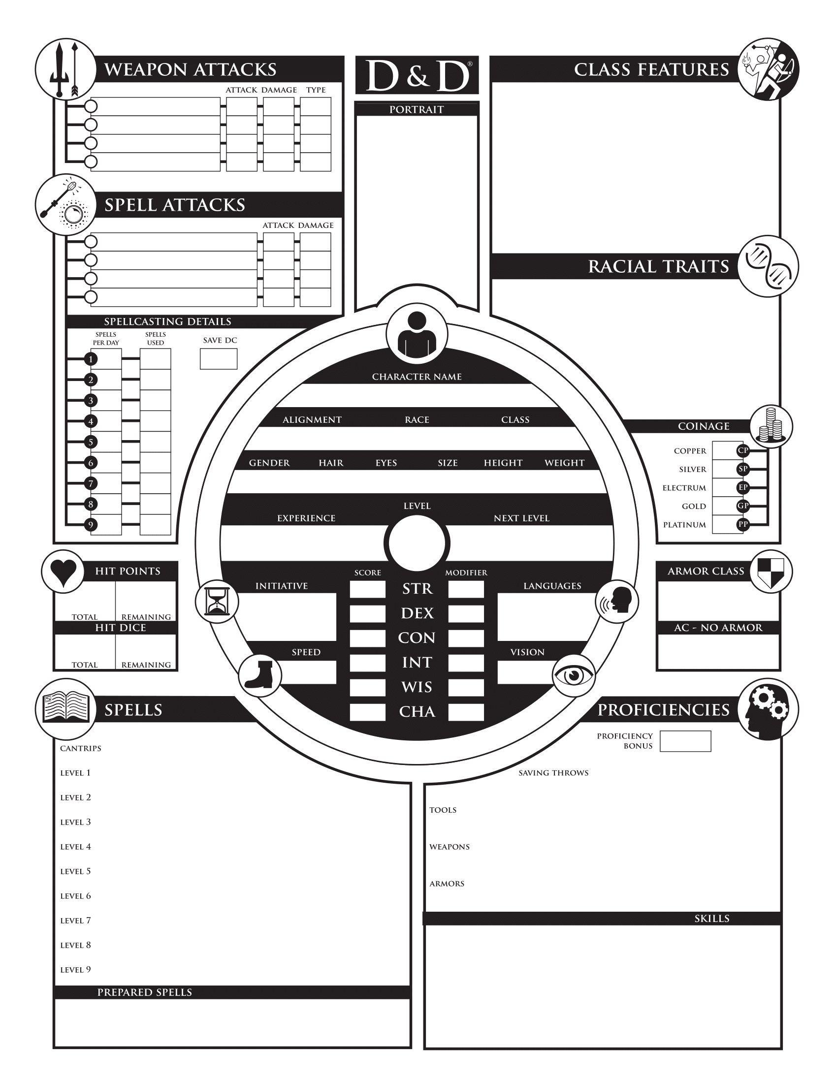 Choosing A Character Sheet For Dungeons And Dragons By Travis Lionel The Blanket Fort Medium
