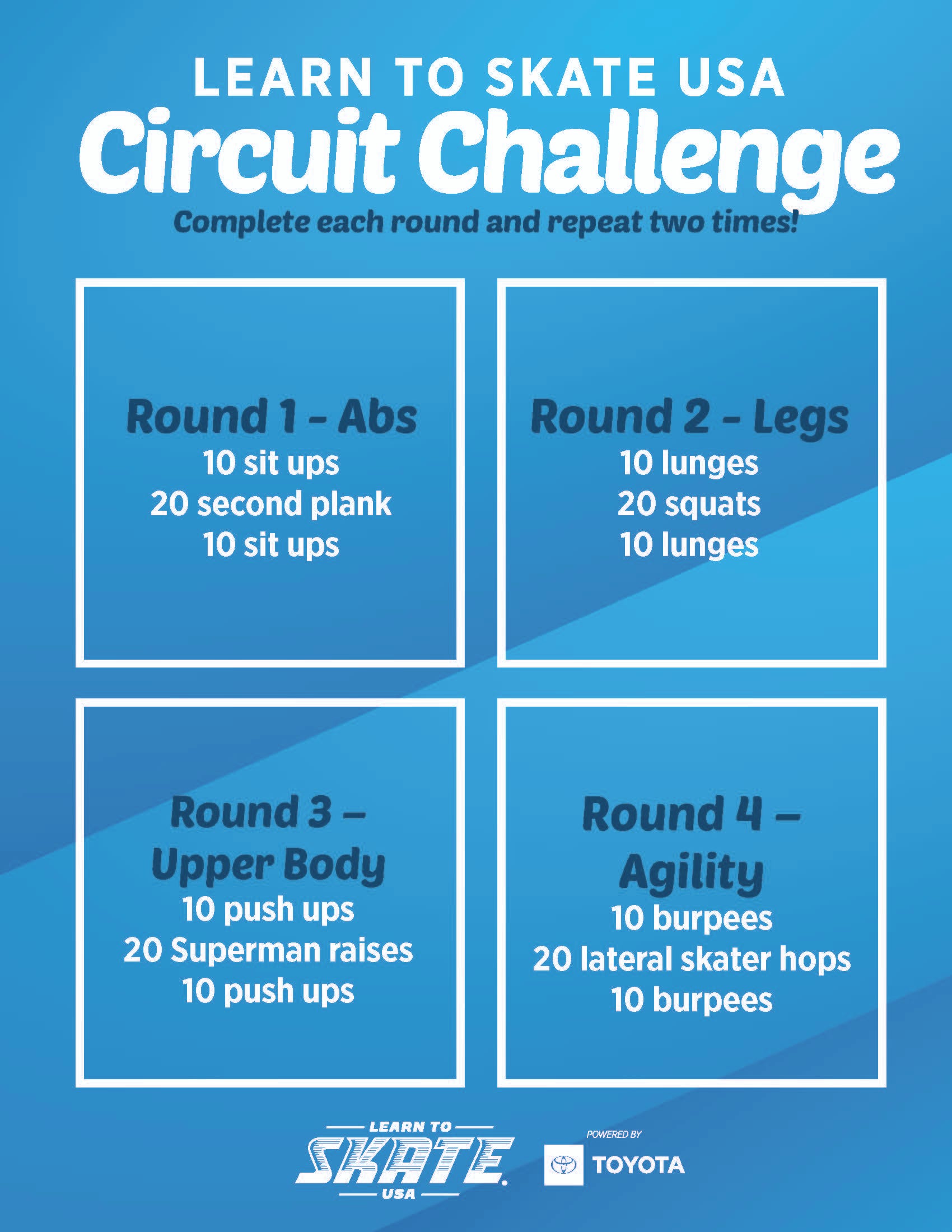 Take the learn to skate usa circuit challenge by learn to skate usa