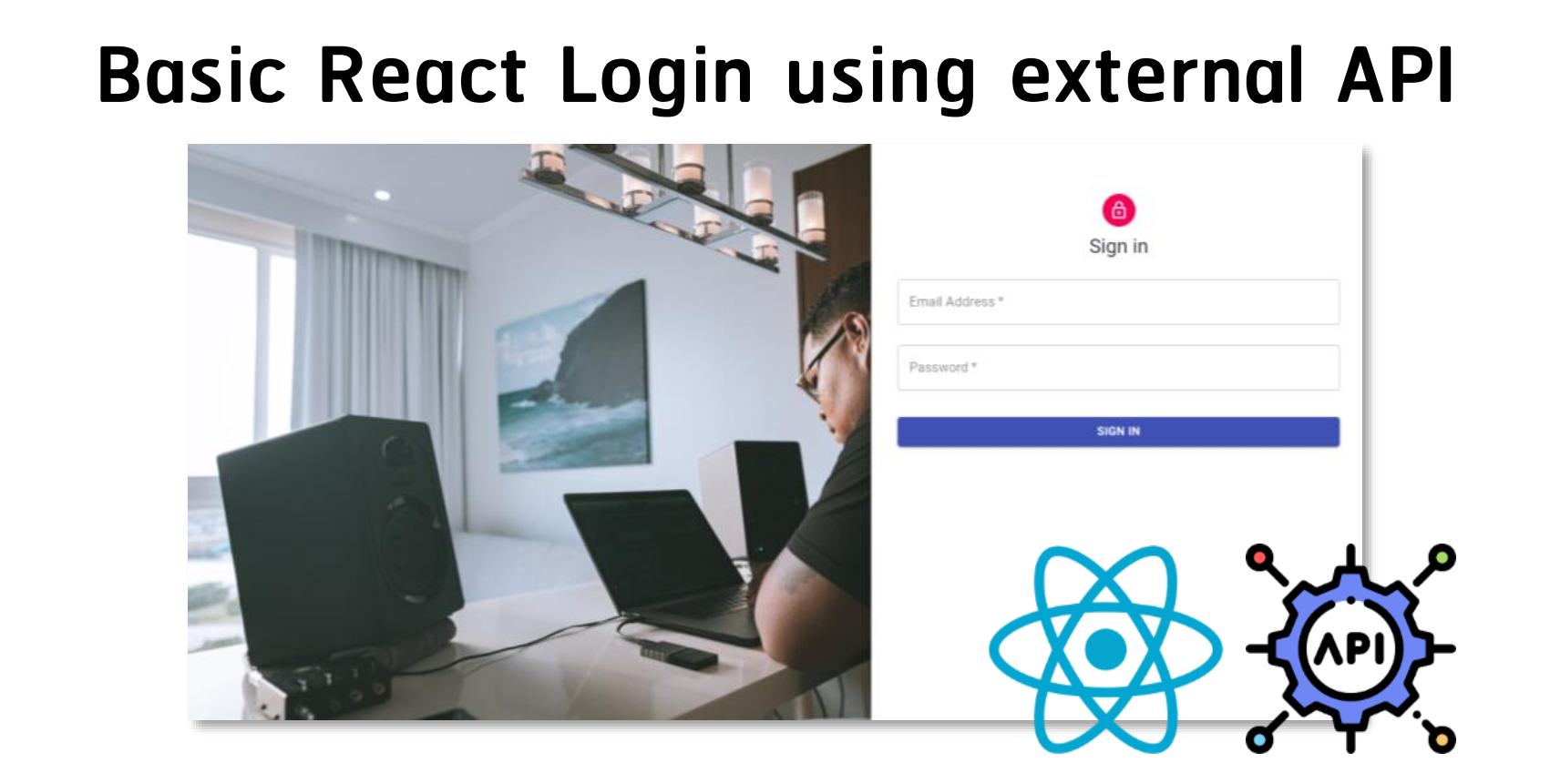 Basic React Login using External API