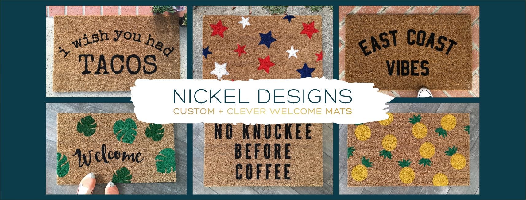 Welcome Doormats Nicole Jones Medium