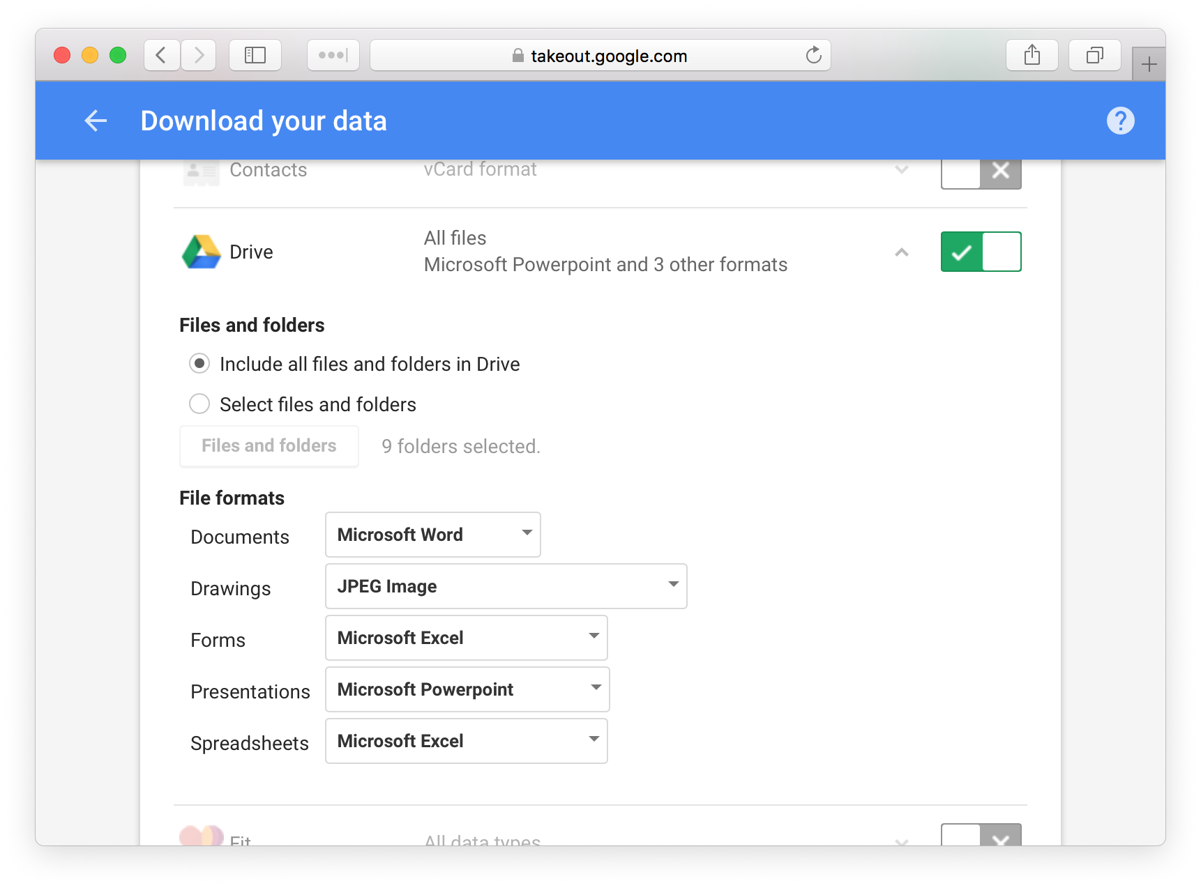 How to transfer Google Drive content to Upthere what’s up