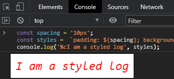 console.log()