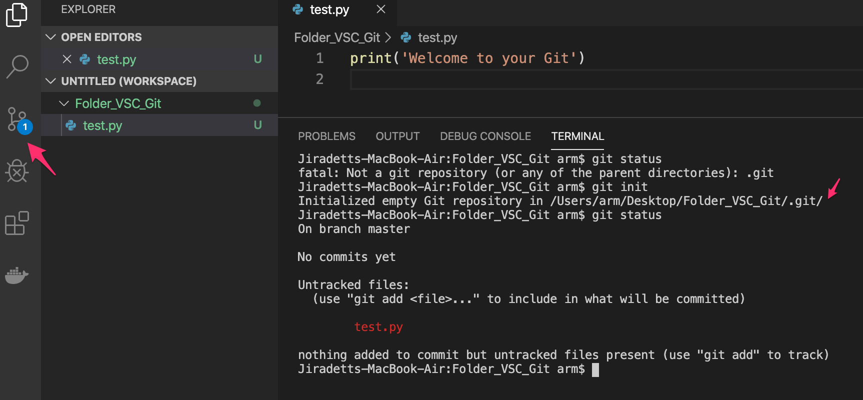 Simple steps to setup VSCode to work with Github - Jiradett Kerdsri ...