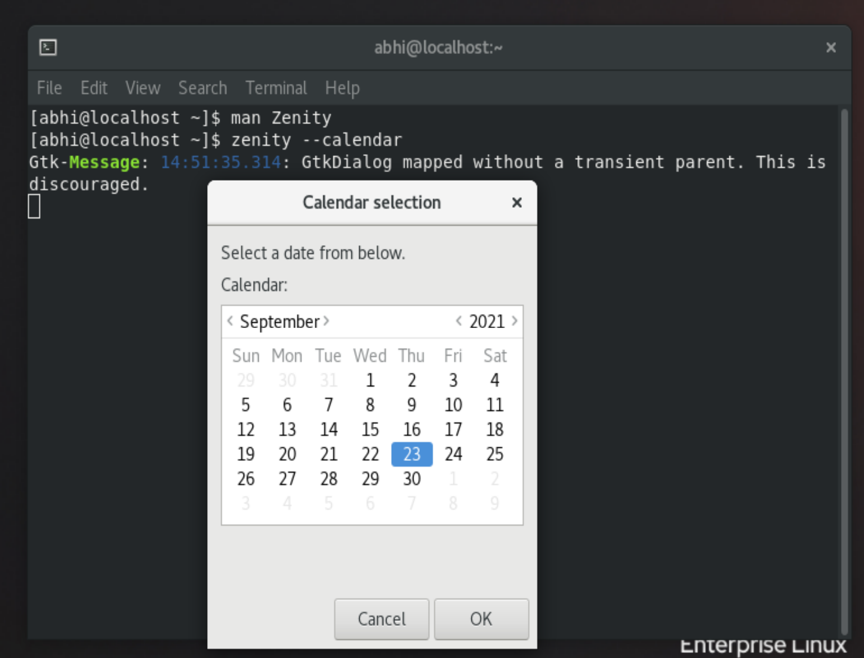Zenity Command in Linux Abhishek Oberoi Medium