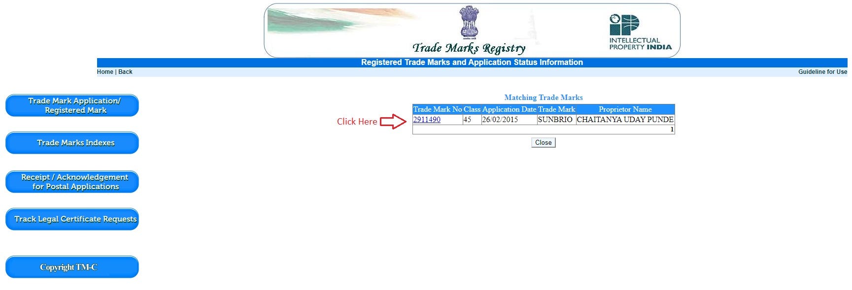trademark name check