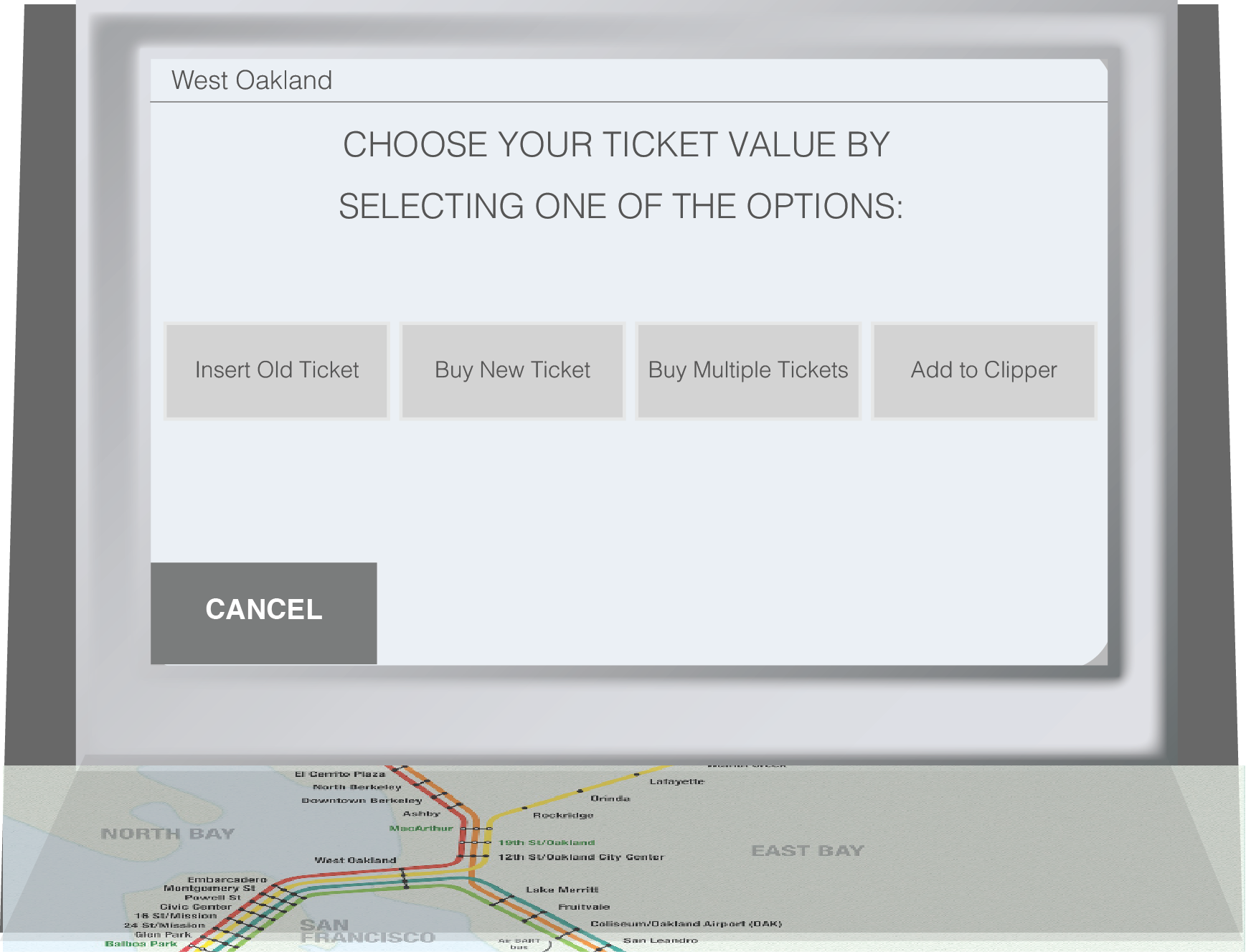 Bart Fare Chart