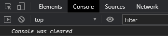 console.log()