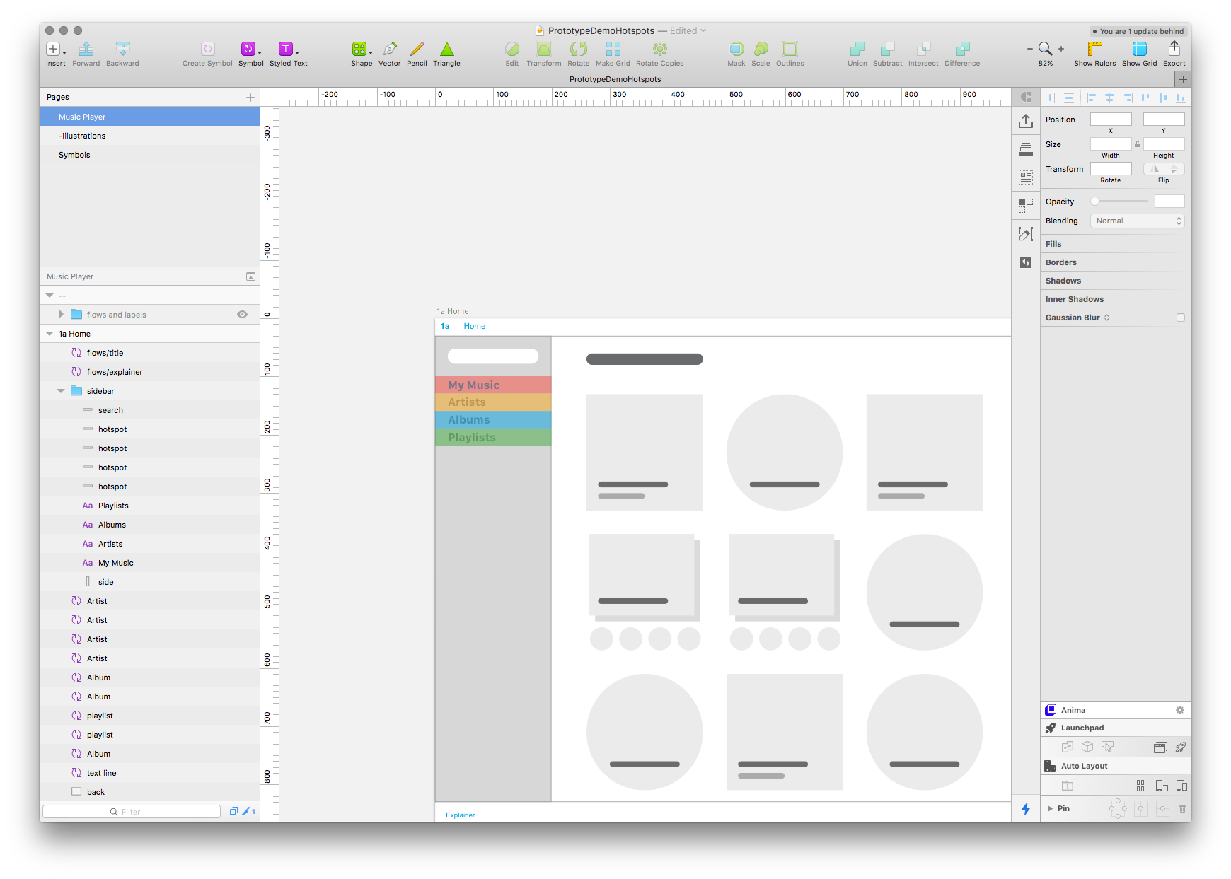 Basic Navigation with Sketch and Invision’s Craft Prototype Plugin by