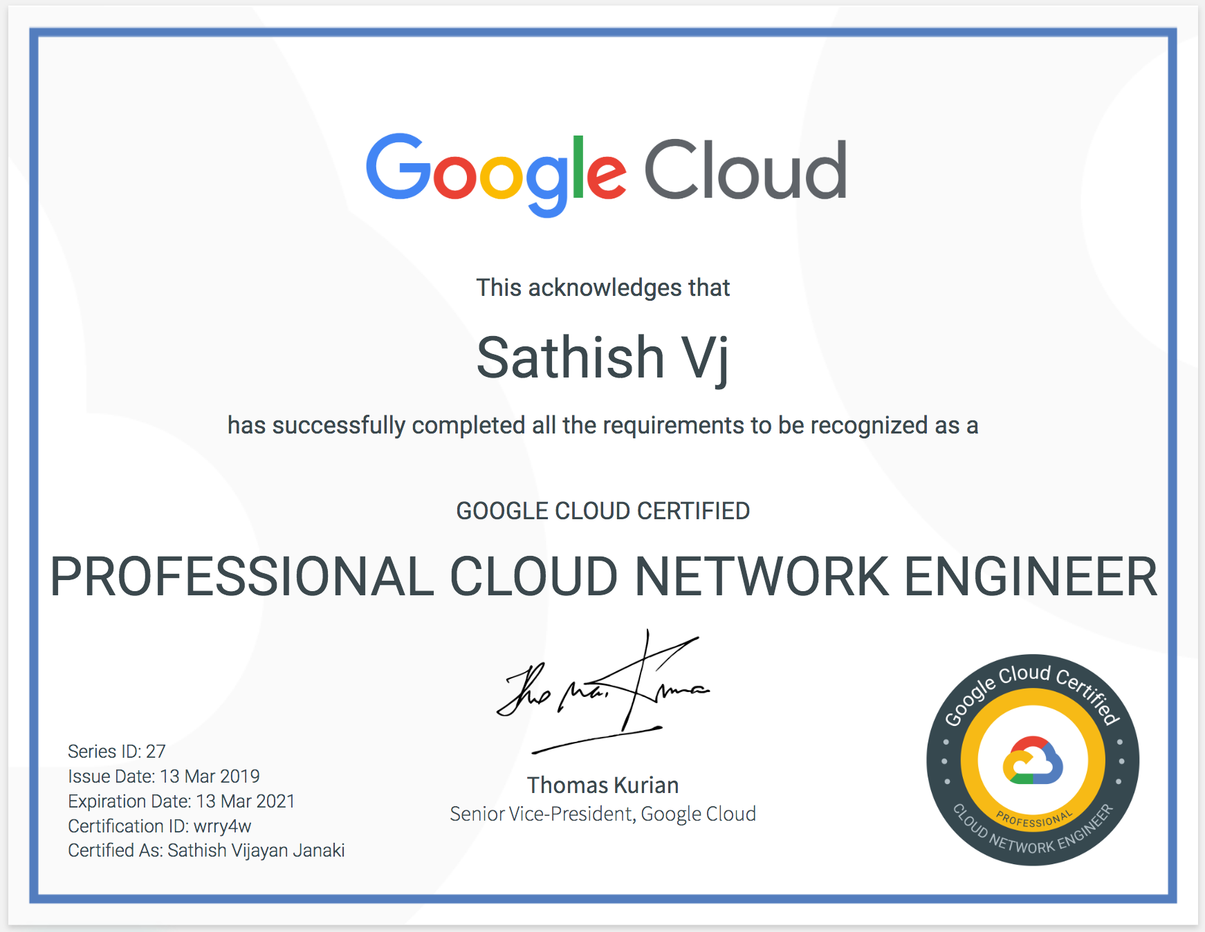 Notes from my beta Google Cloud Professional Network Engineer ...