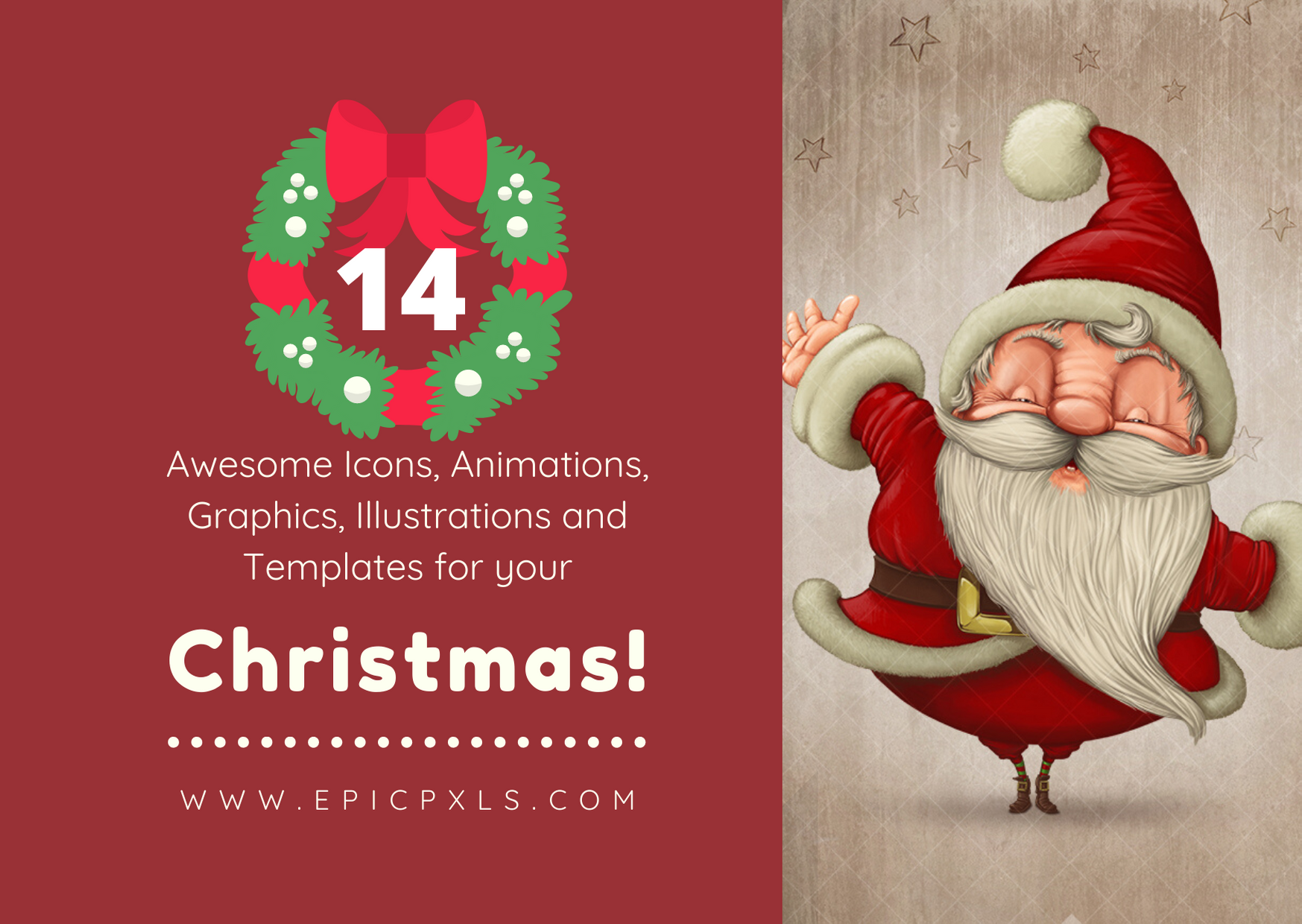 Download 14 Christmas Themed Icons Animations Graphics Illustrations And Templates By Crissa Aguilos Epicpxls PSD Mockup Templates