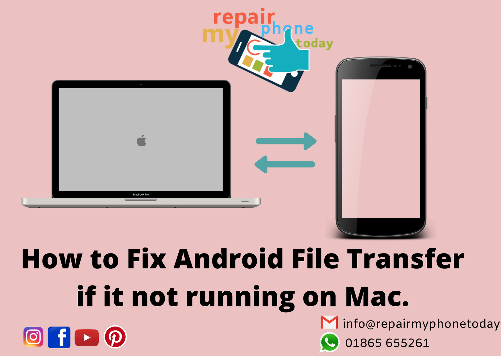 Android app file transfer to mac