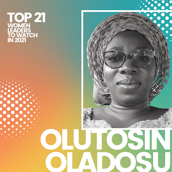 Image of Olutosin Oladosu against a colorful backdrop.