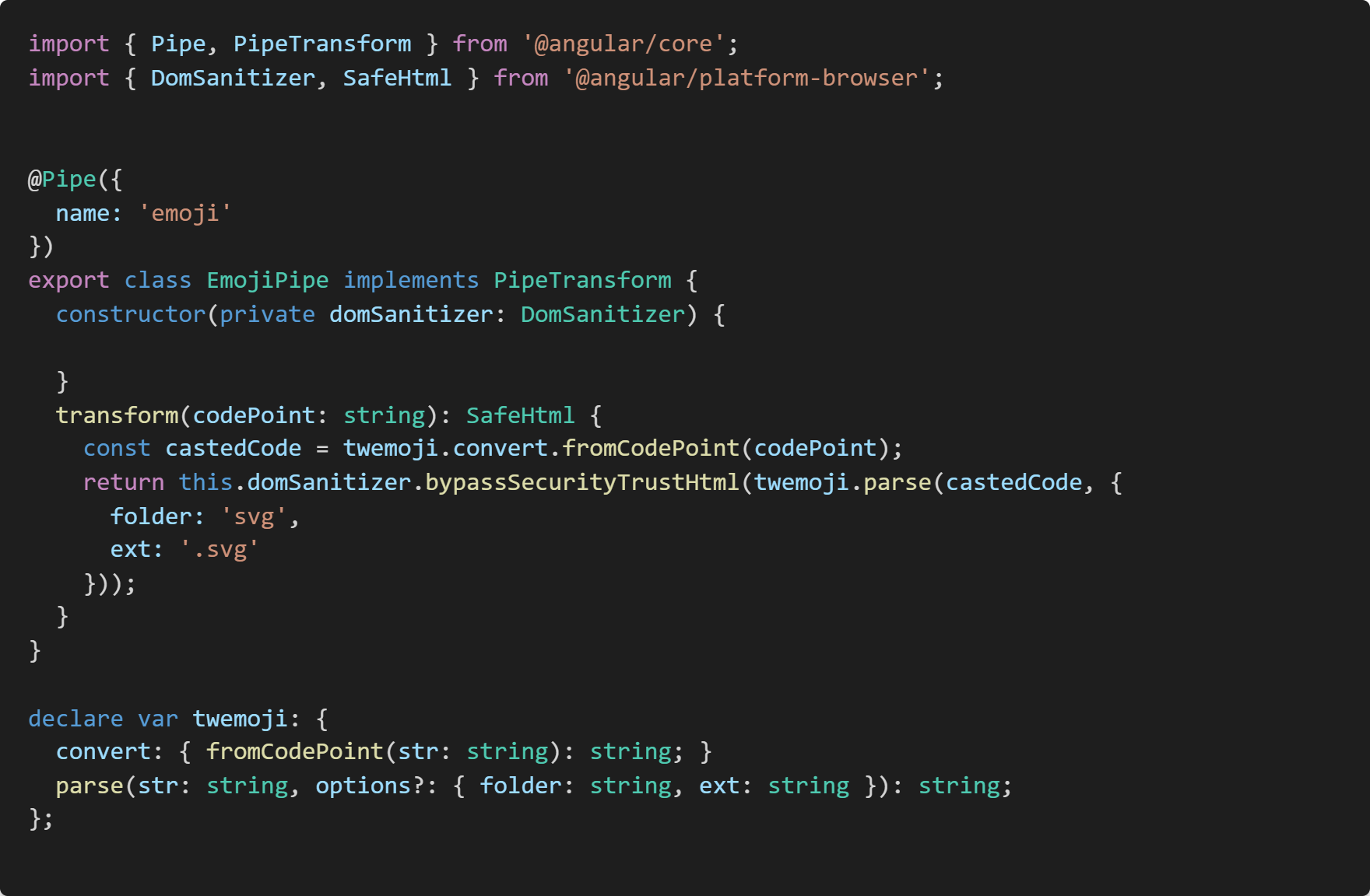 How to add twitter emoji to your Angular app with Twemoji by Jon