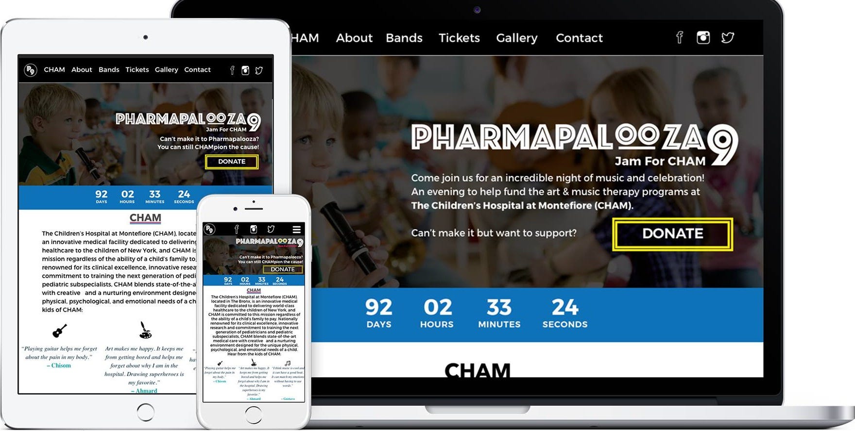 Charity Fundraiser Website Design Andy Lai Medium