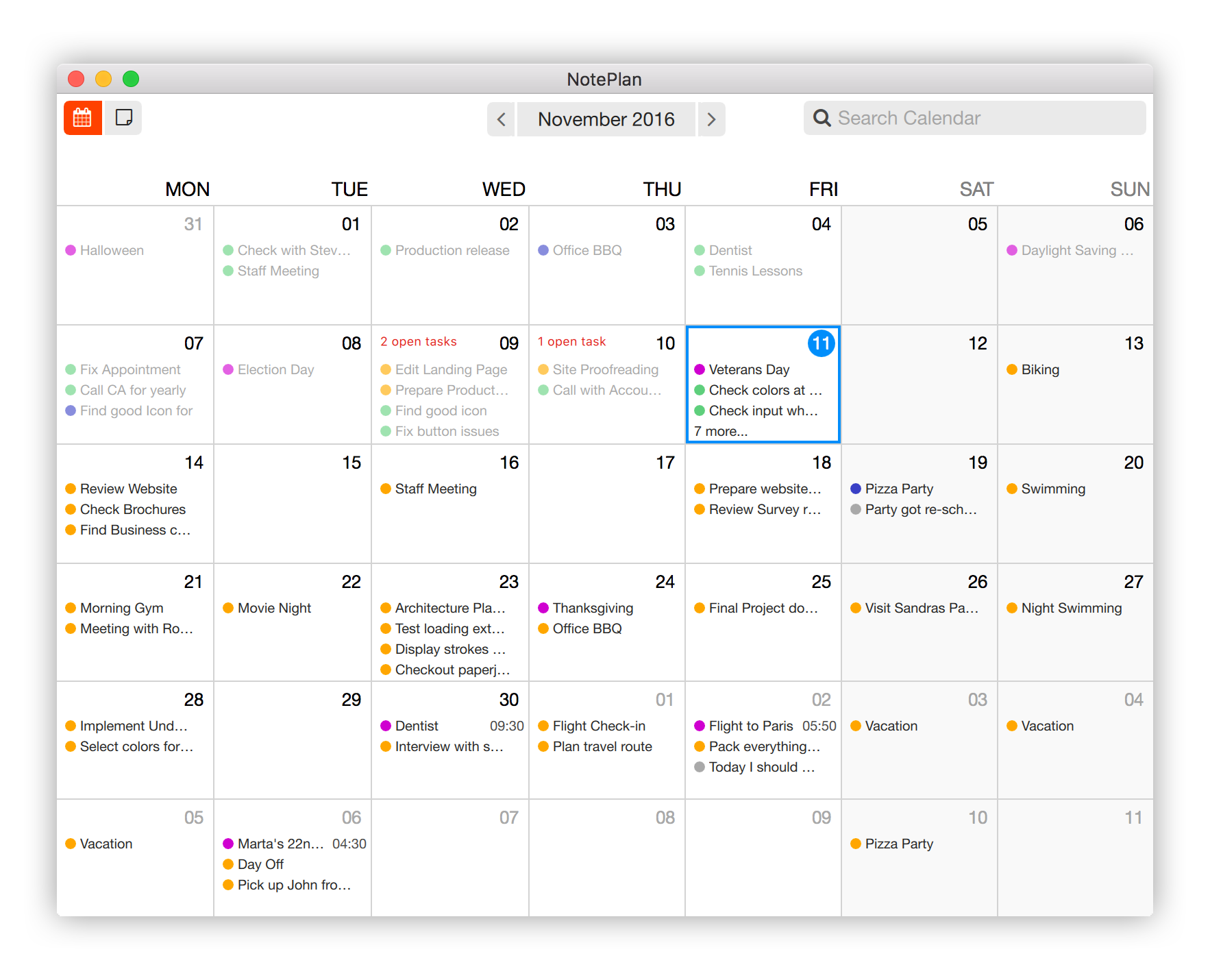 Noteplan 1 6 13 – daily planning for professionals make