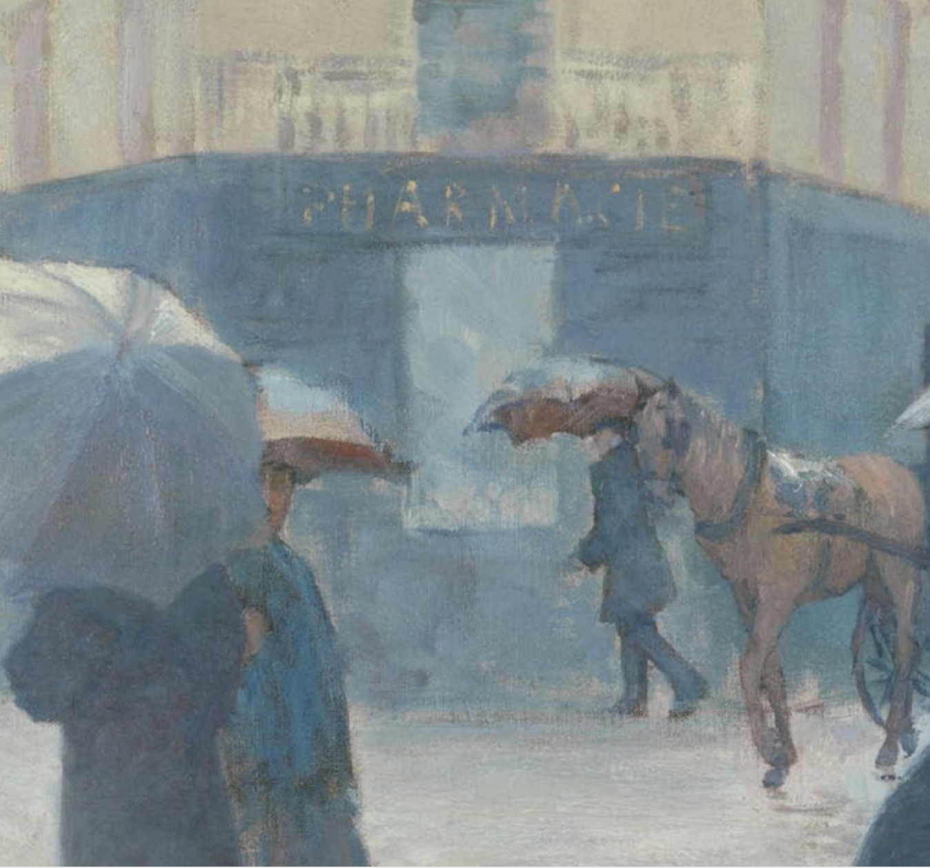 The Story Behind A Rainy Day Paris Street Rainy Day 1877 By By Slava S Museio Medium