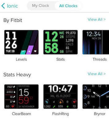 fitbit ionic ios