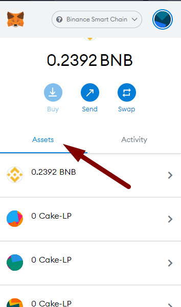 binance token metamask