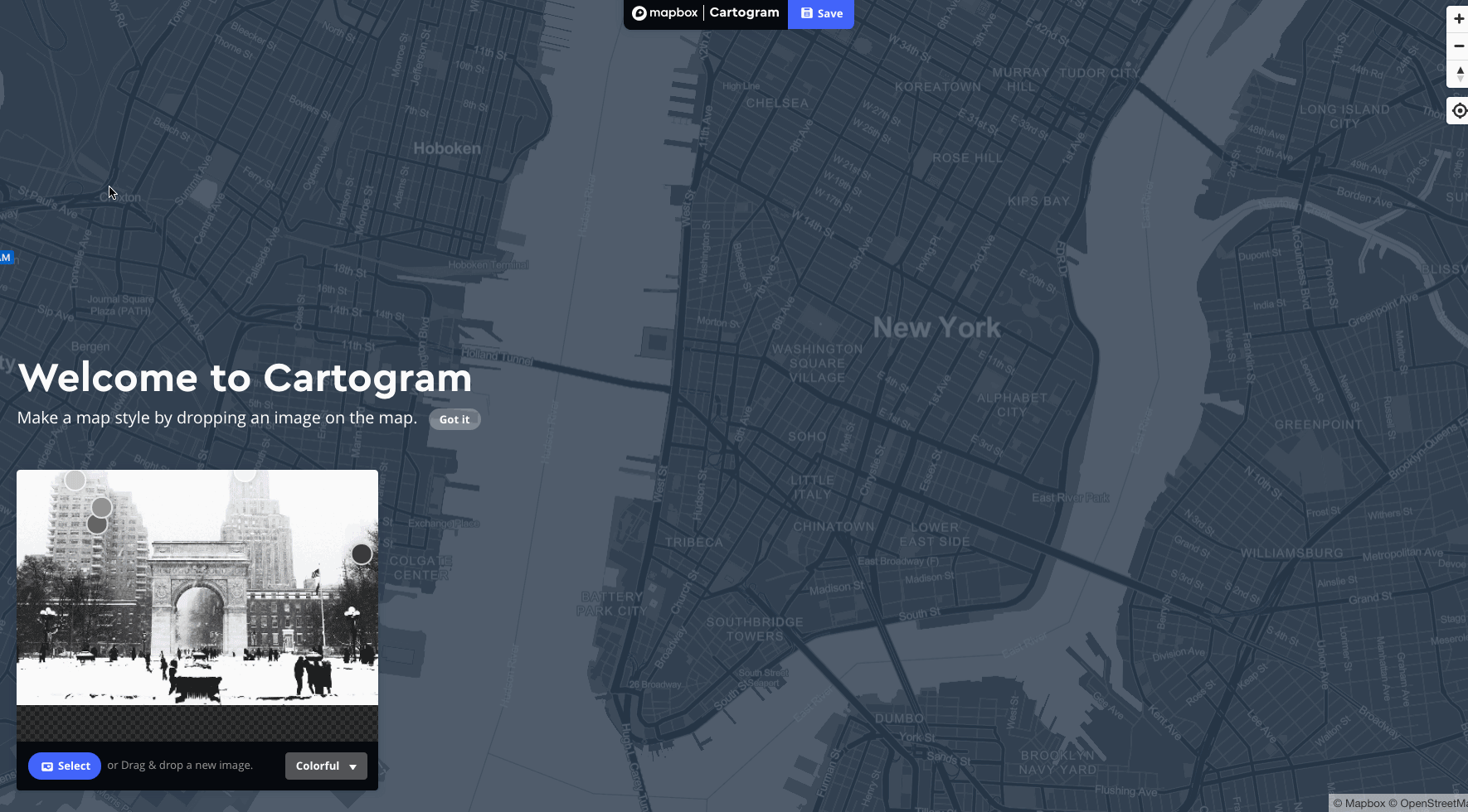 Instant maps with Cartogram. How to create a map in