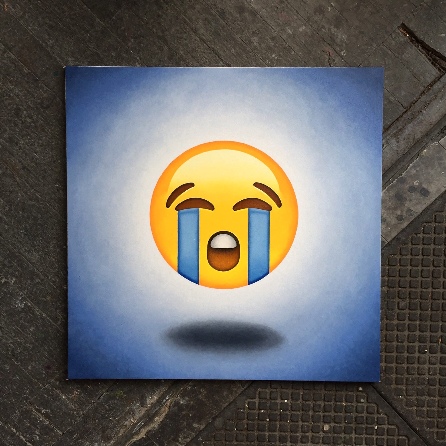For the past year, I’ve been painting emoji. by Mike Sall Medium