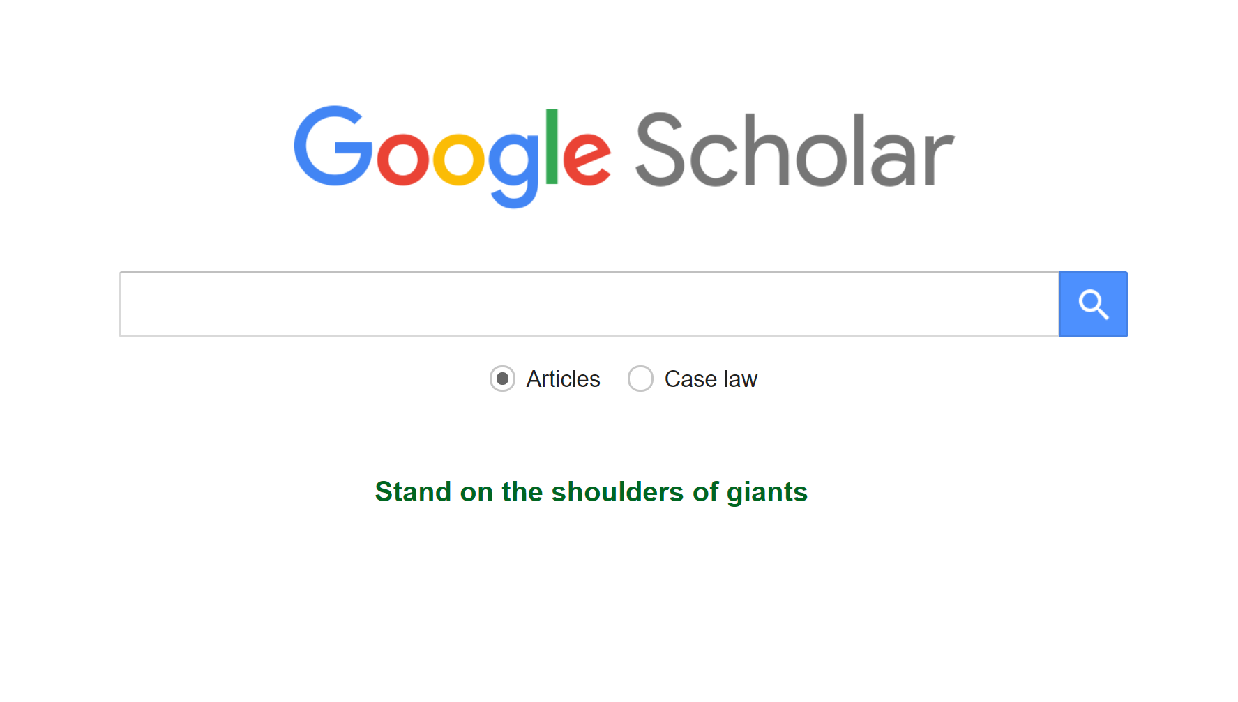 google scholar assignment