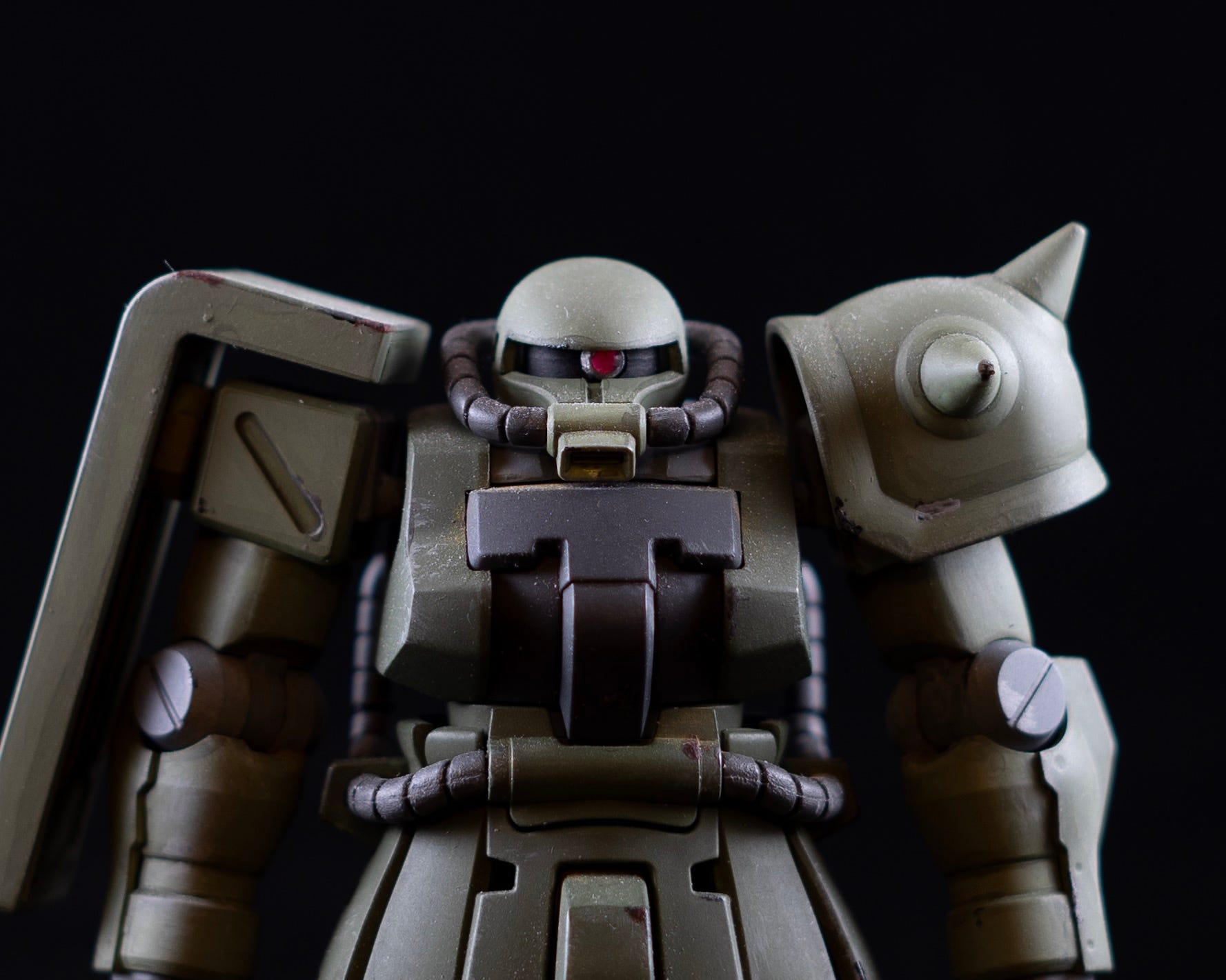 水溶きアクリル筆塗りのザクii F2 Hgucザクii By Mitsuru Haga Medium 水溶きアクリル筆塗りのザクii F2 Hgucザクii By Mitsuru Haga Medium