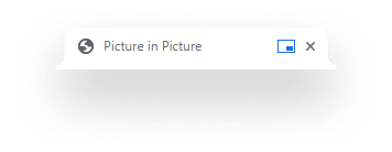 Picture in Picture mode shown on tab