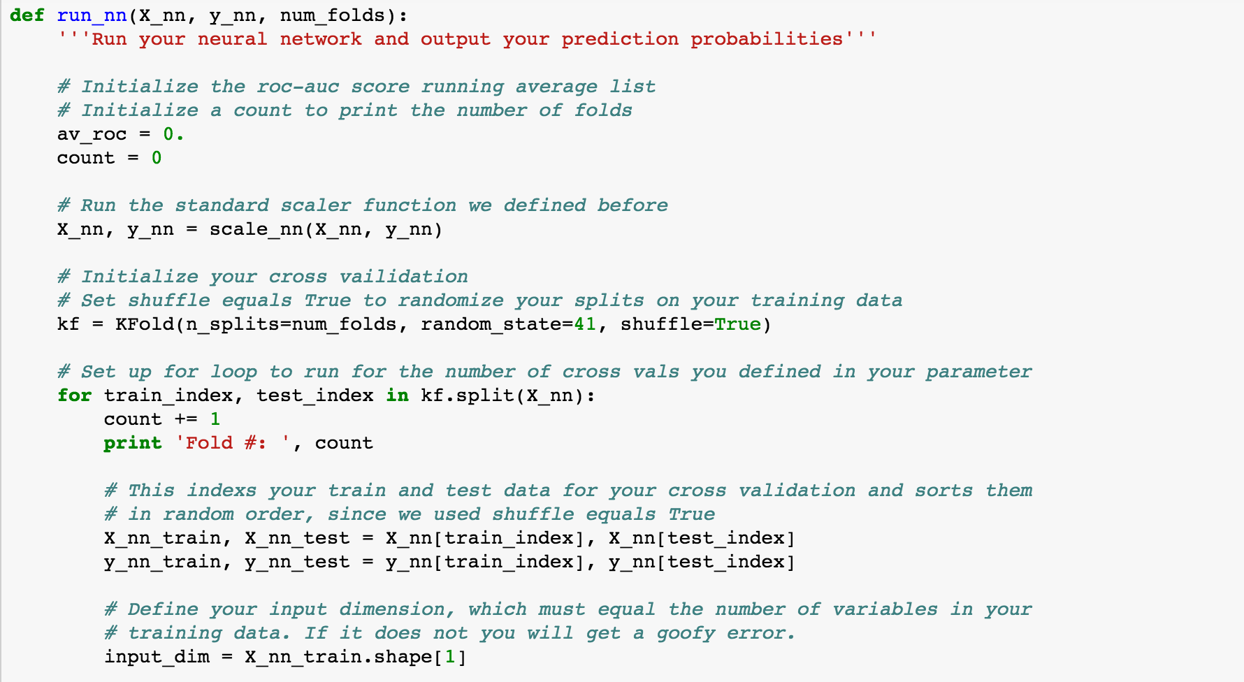 Neural Networks Part 2: Implementing a Neural Network function in ...