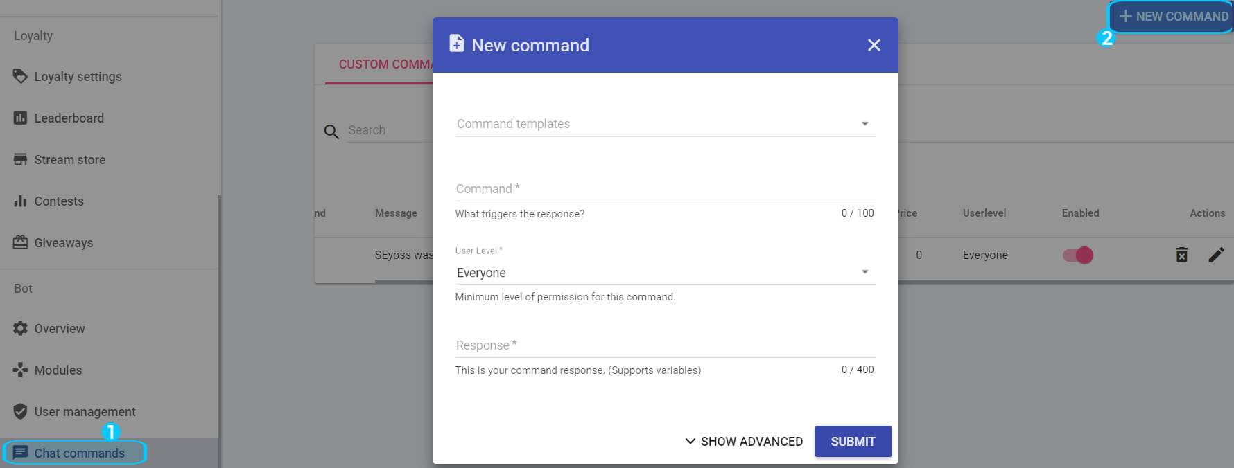 We Ve Got Updates Random Alerts And Count Commands By Adam Yosilewitz Streamelements Legendary Live Streaming