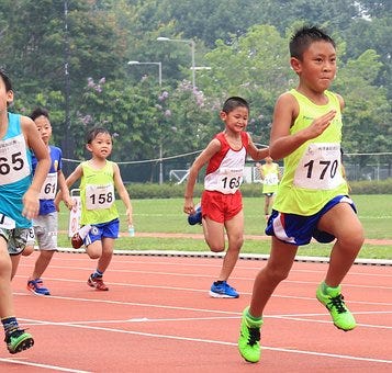 finish line for kids