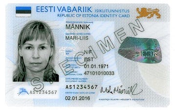 Estonian Id Card