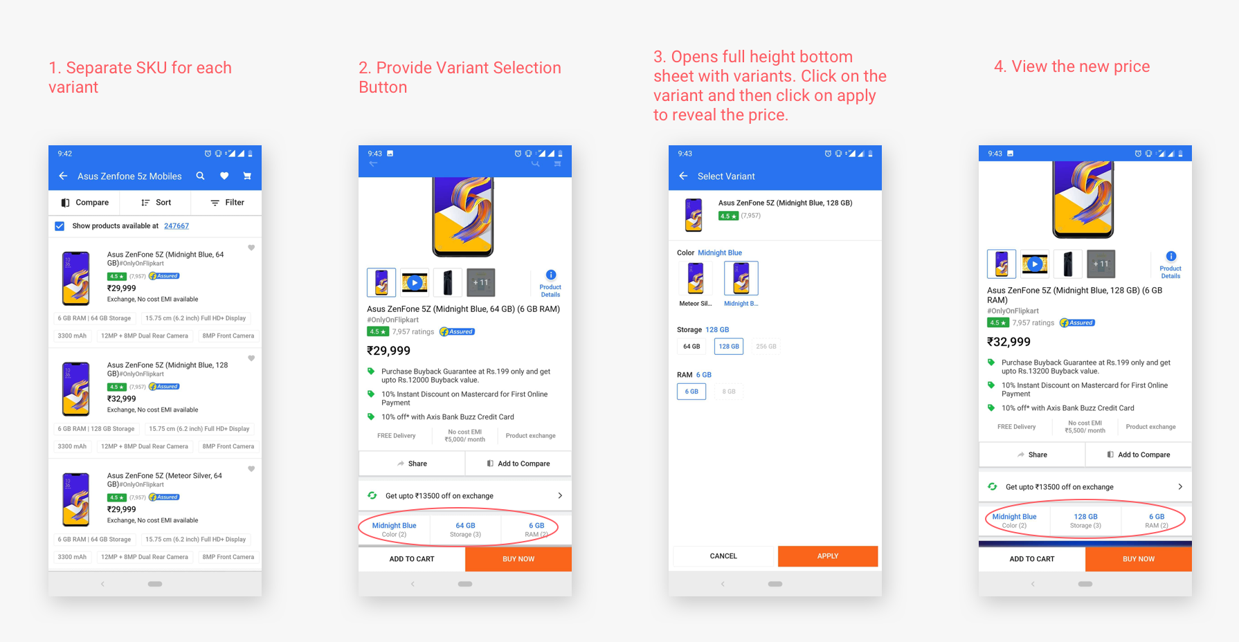 Designing for variants — a UX case study by Nikhil Yadav 😎.ml UX